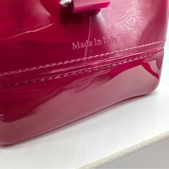 Furla Candy Jelly Satchel Bag – Burgundy, Gold Hardware – New - Picture 5 of 16